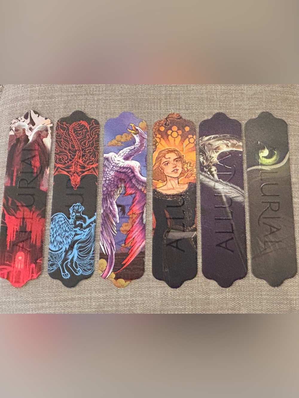 ✨ FOR SALE — ALLURIAL CUSTOM BOOKMARK BUNDLE ✨
6-Piece Collector Set